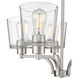 Evalon 5 Light 24 inch Brushed Nickel Chandelier Ceiling Light